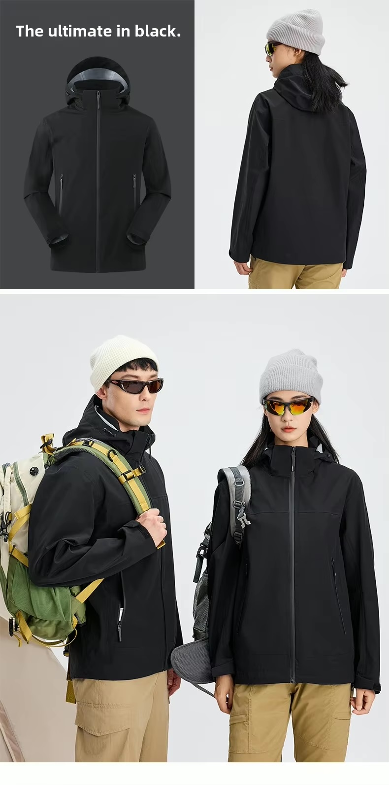 outdoor jacket waterproof wind resistant with adjustable cuffs outdoor jacket waterproof wind resistant with adjustable cuffs