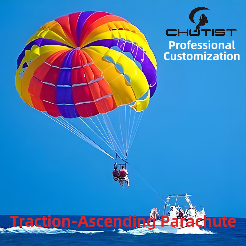Aviation technician performing scheduled inspection on parachute system at certified maintenance facility Aviation technician performing scheduled inspection on parachute system at certified maintenance facility
