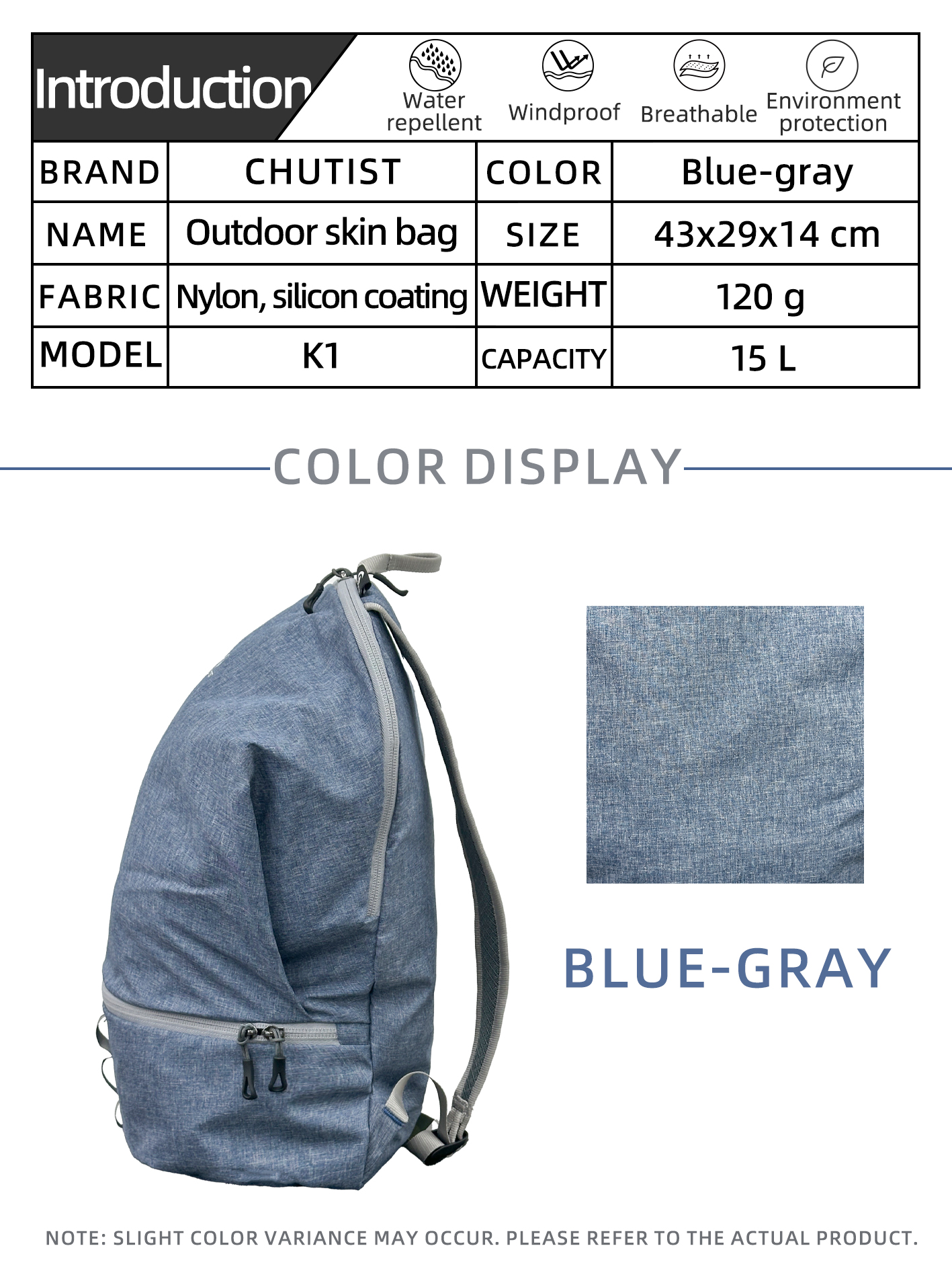 lightweight storage backpack breathable strap outdoor travel bag