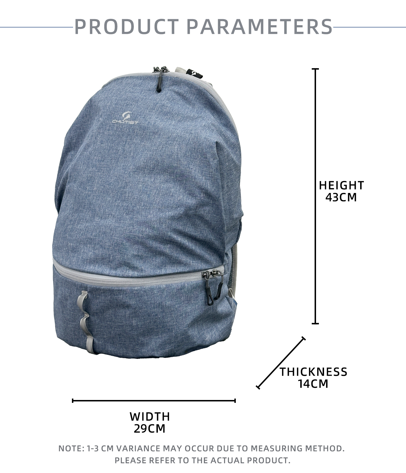 waterproof hiking backpack backpacks nylon outdoor daypack Chutist