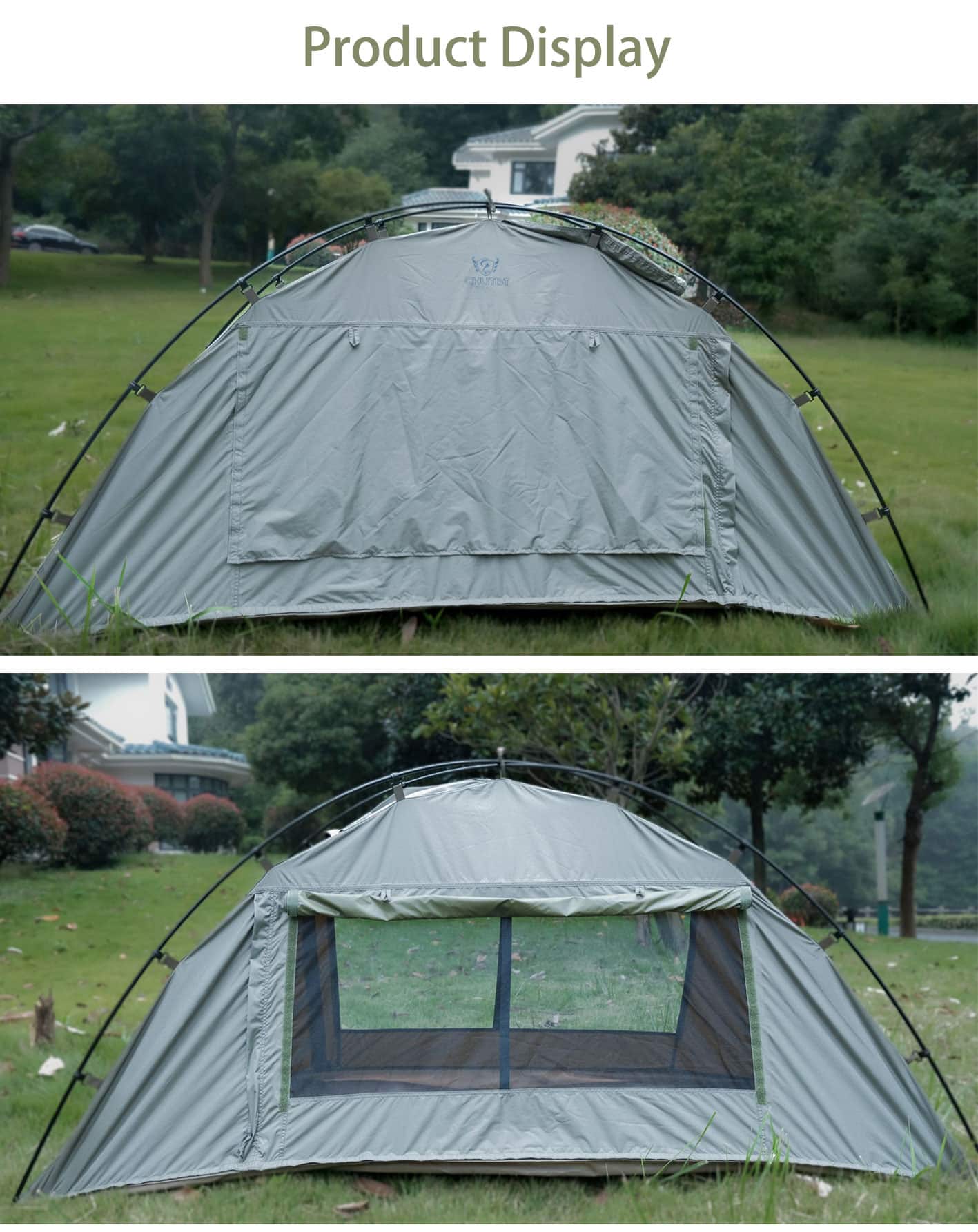 Outdoor canopy tent camping tent waterproof structure with aluminum alloy frame.jpg