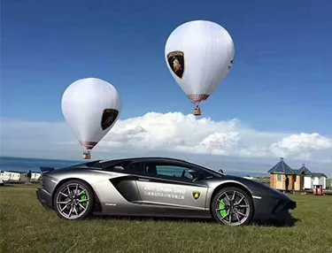 illuminated hot air balloon for night light shows and festival events