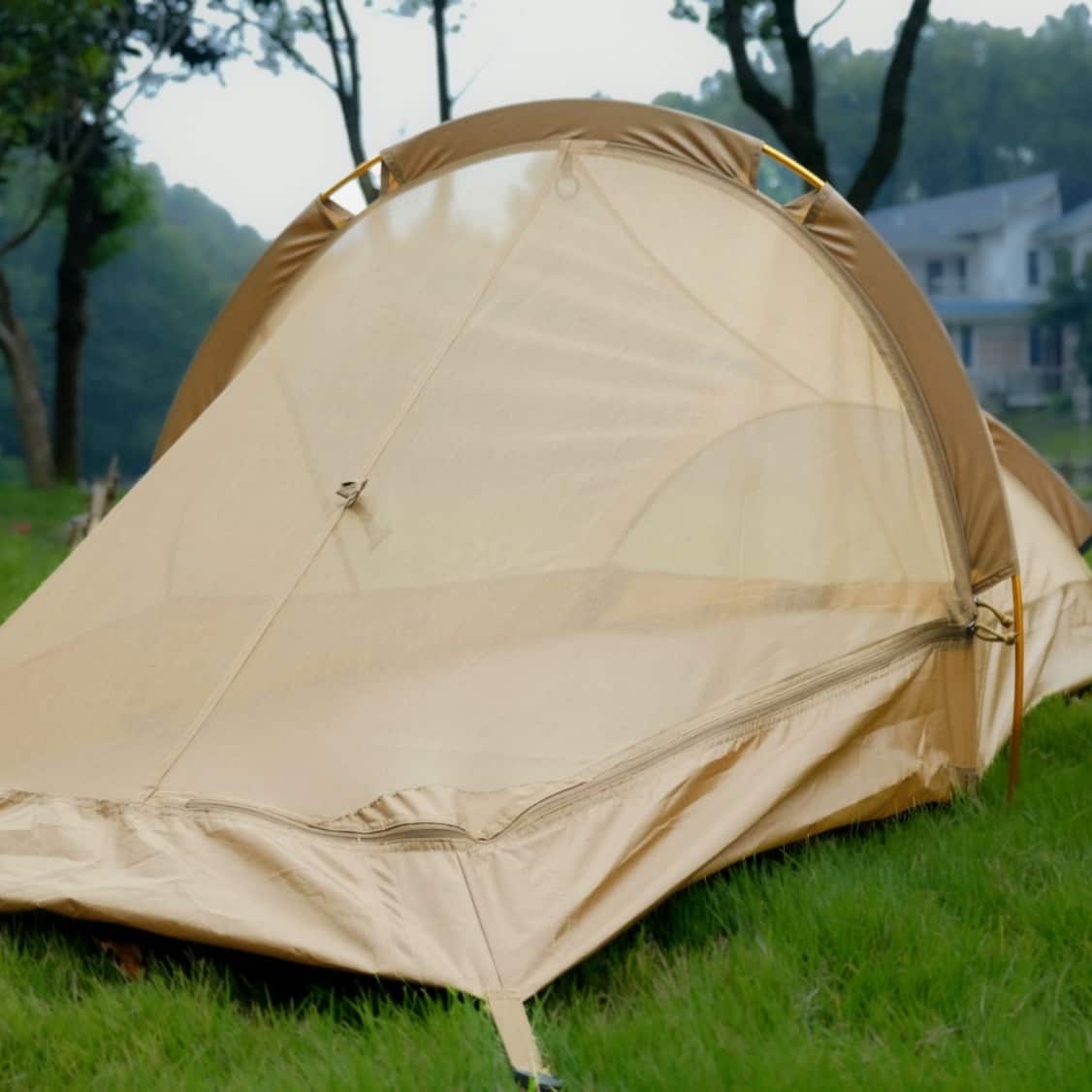 high quality canvas tent with waterproof coating for outdoor camping and extreme weather conditions