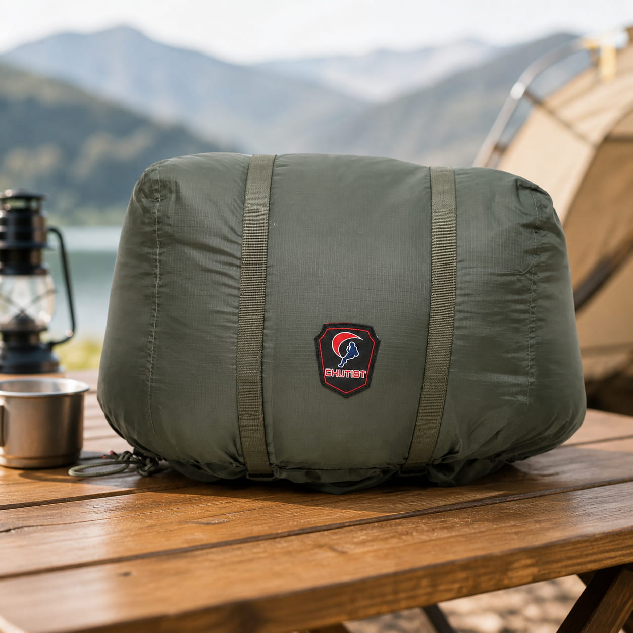 Chutist ultralight sleeping bag compact design for camping and hiking.jpg