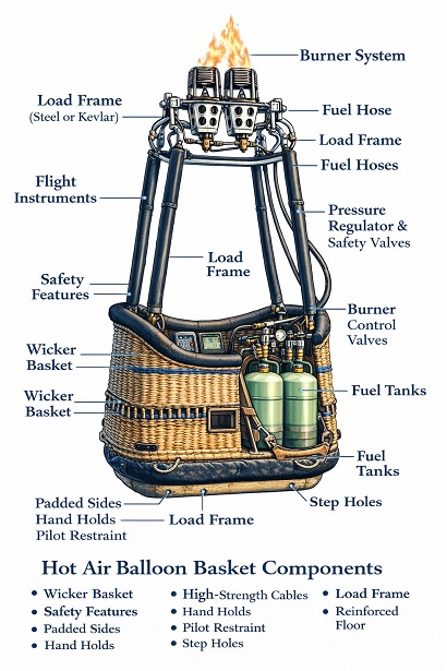 basket for hot air balloon construction diagram with labeled parts.jpg