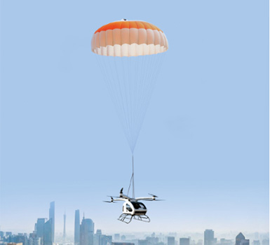 drone recycling parachute