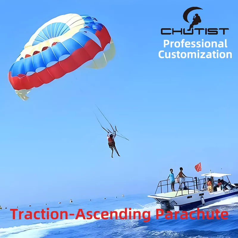 CHUTIST Professional Customization of Traction-Ascending Parachute for Water Recreation