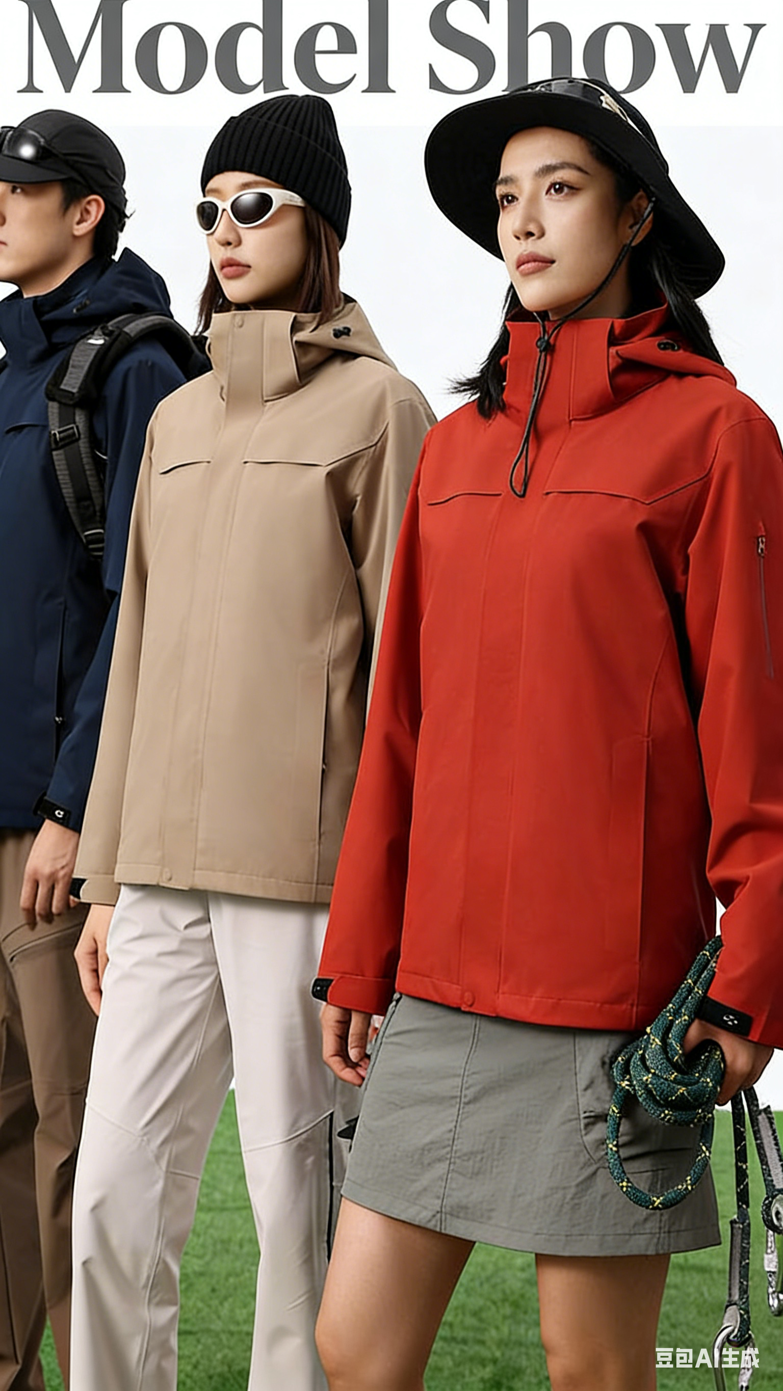 outdoor hiking jacket waterproof and breathable