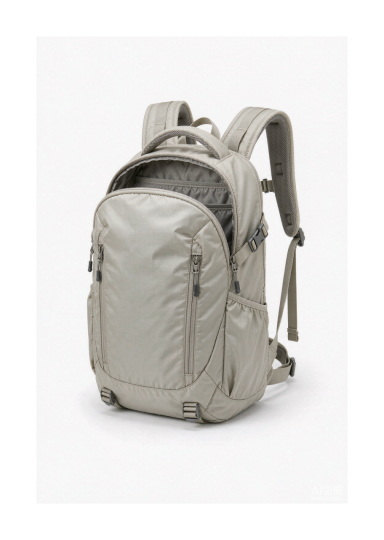 A women's travel backpack with contoured shoulder straps shaped for a female fit, adjustable torso length, organized compartments and a padded back panel, shown on a clean white background.